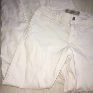 White hollister jeans